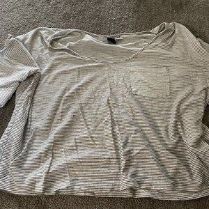 Cropped Stripped TShirt